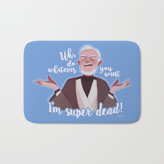 I'm super dead! Bath Mat