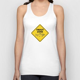 Trout Fishing Zone Unisex Tank Top
