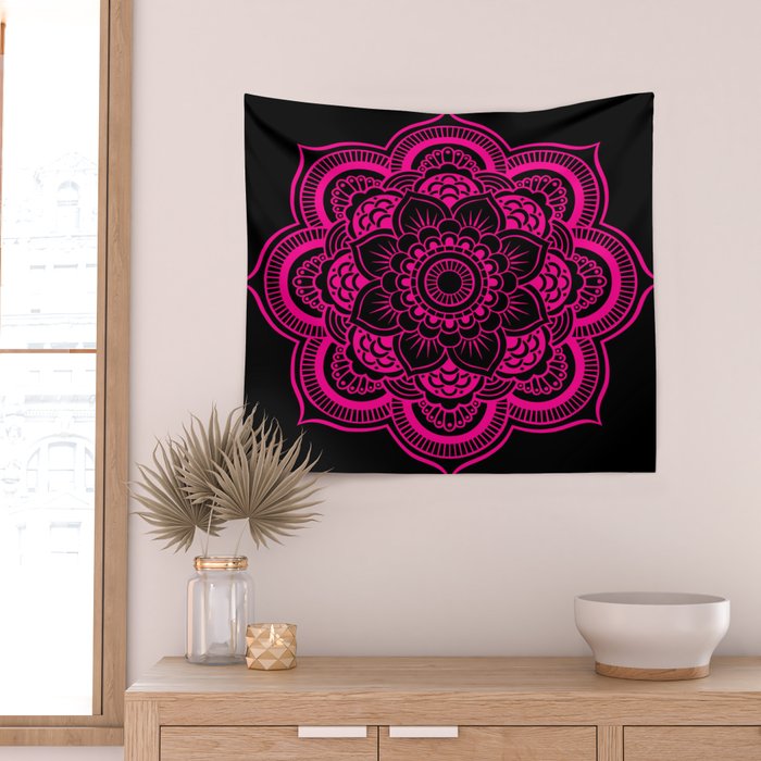 Pink and black 2025 tapestry