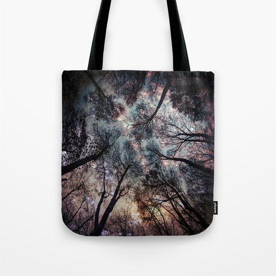 Starry Sky in the Forest Tote Bag