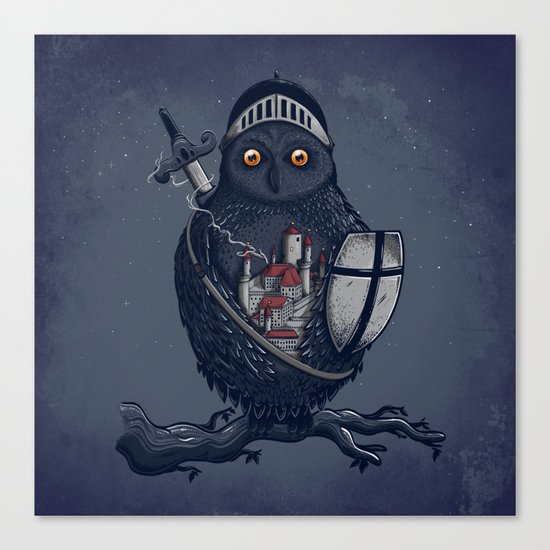 Night Watchman Canvas Print