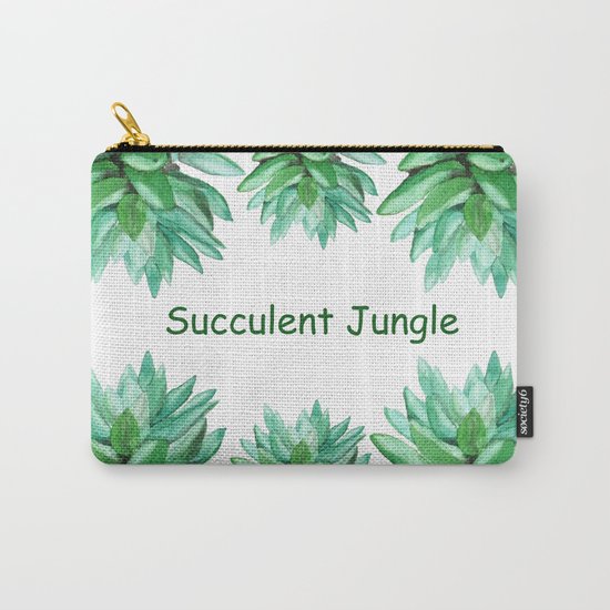 succulent echeveria Carry-All Pouch
