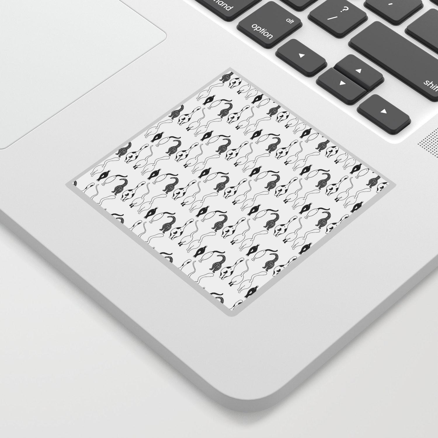 Cat Butts Pattern Sticker By Ajoymoon Society6