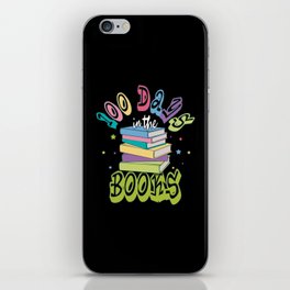 Days Of School 100th Day 100 Books Bookworm iPhone Skin