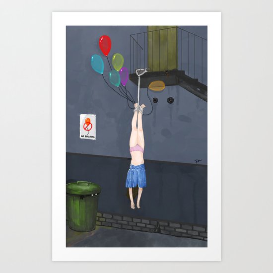 no balloons Art Print