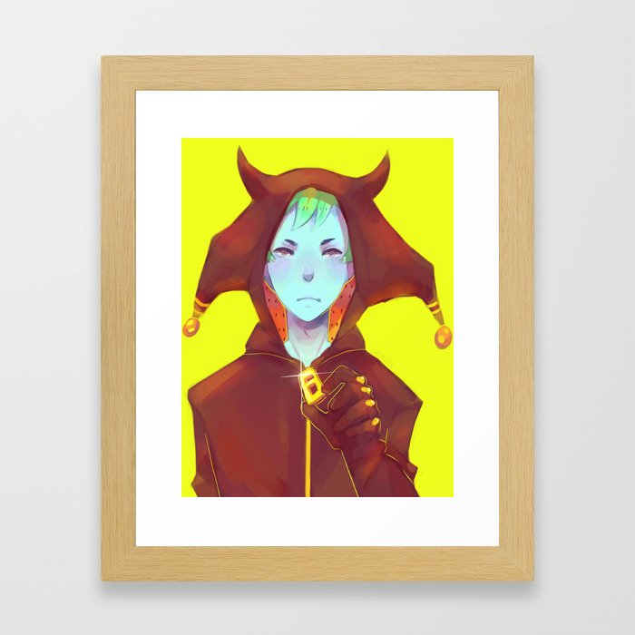 Demon Boy Framed Art Print