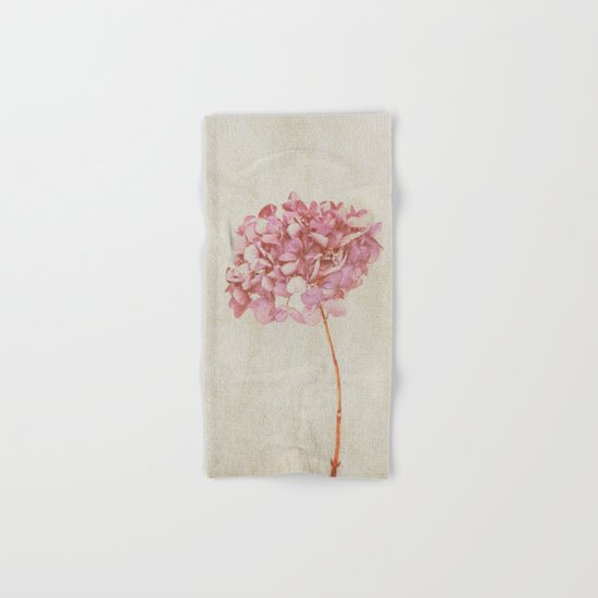 Pink Vintage Hydrangea Hand & Bath Towel