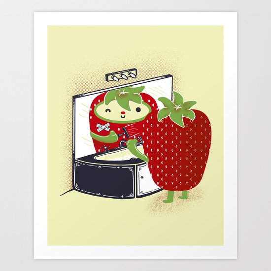 Shaberry Art Print
