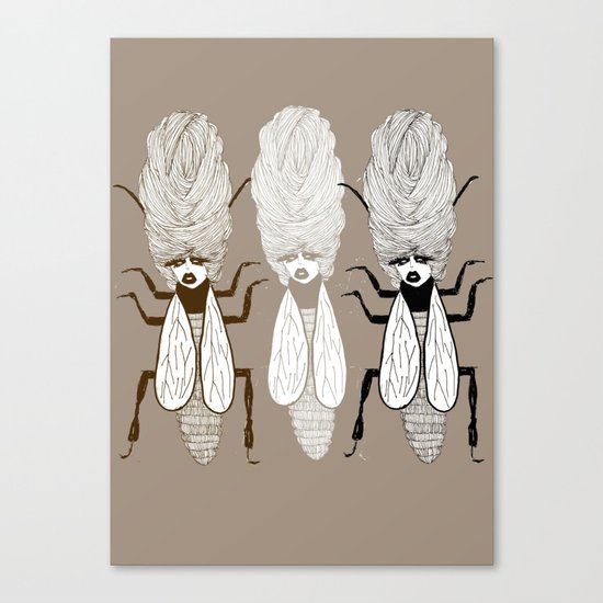 Queen Beehive Canvas Print