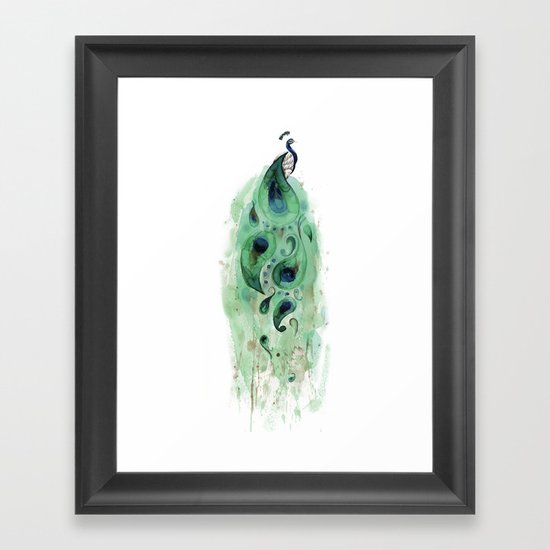 Peacock Framed Art Print