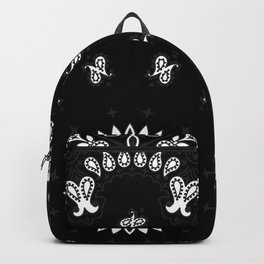 Bandana - Black   Backpack | Lowriders, Traditional, Bandanna, Gangstawear, Rodeobandna, Bohemian, Mancavegear, Graphicdesign, Streetwear, Countrywestern 