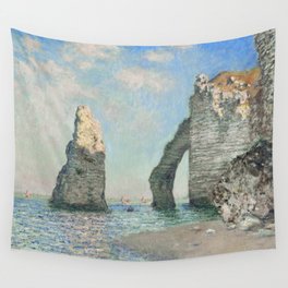 The Cliffs at Étretat Wall Tapestry