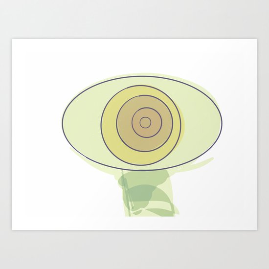 Ovals Art Print