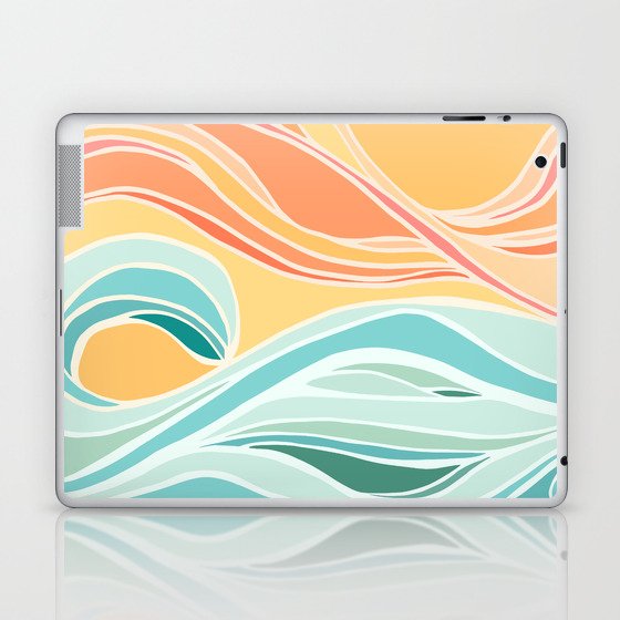 Sea and Sky Abstract Landscape Laptop & iPad Skin