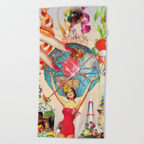Party Time Beach Towel