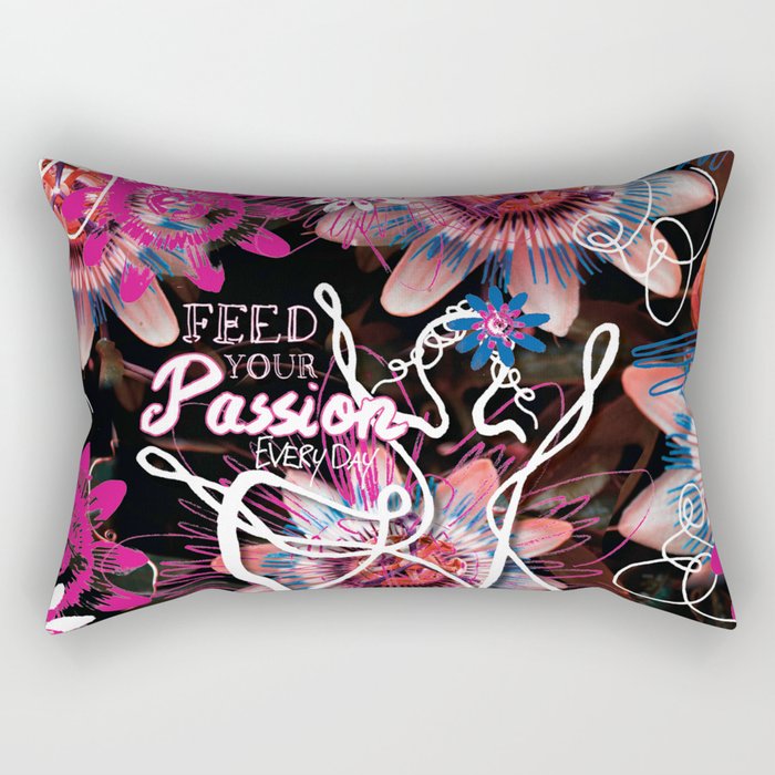 Let your Passion BLOOM Rectangular Pillow