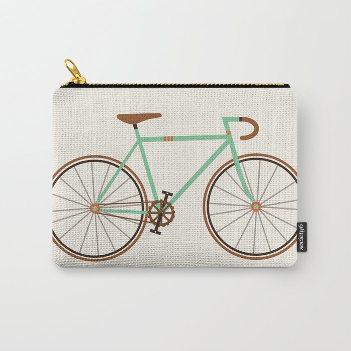 Green Fixie Carry-All Pouch