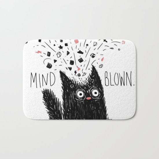 MIND BLOWN. Bath Mat