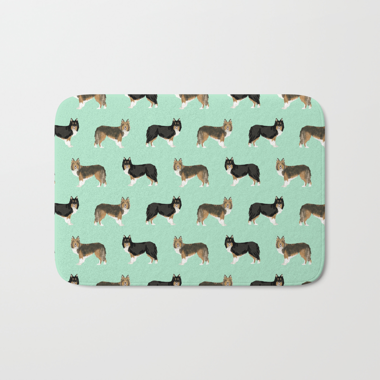Shetland Sheep Dog Pattern Custom Dog Gifts For Unique Dog Breed