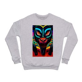 Mayan Panther Crewneck Sweatshirt