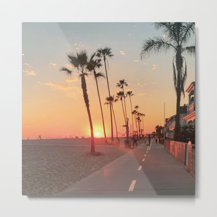 Newport Beach Sunset - Landscape Photography  Metal Print