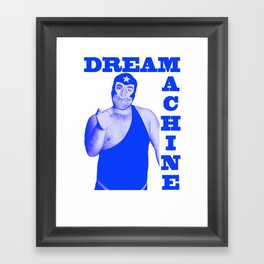 Memphis Wrestler Dream Machine Framed Art Print