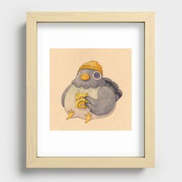 'Fuck' Pigeon 07 Recessed Framed Print