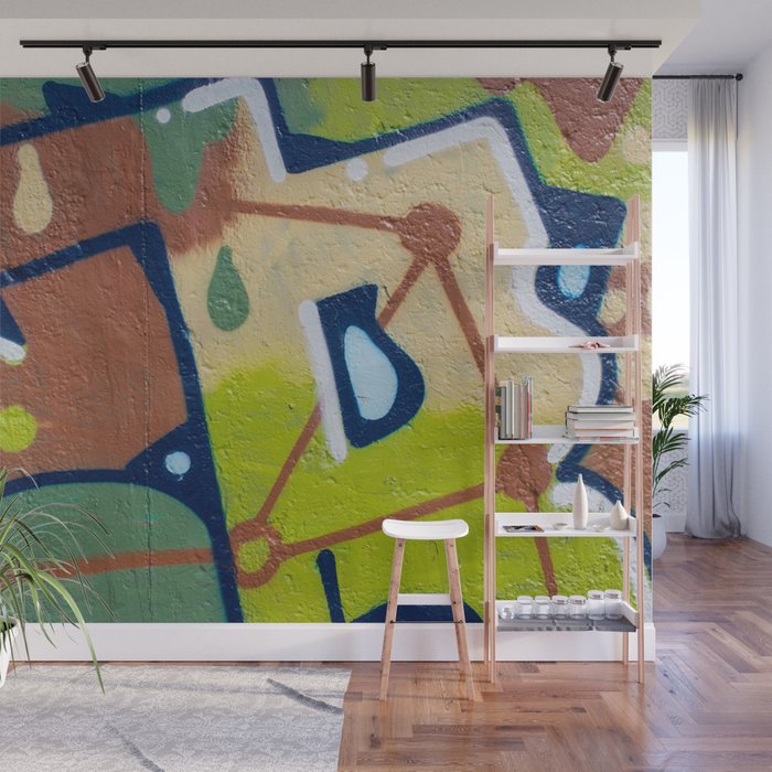 Graffiti Painting Closeup Graffiti Artwork Wall Mural By Ohaniki