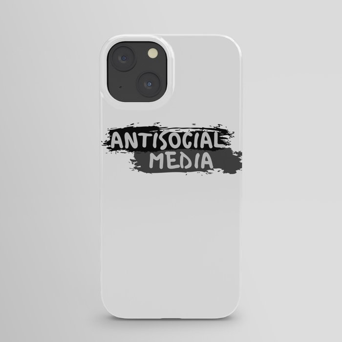 Antisocial Media aka Anti-"Social Media" iPhone Case