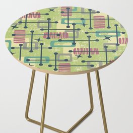 Mid Century Modern Abstract Pattern 832 Side Table