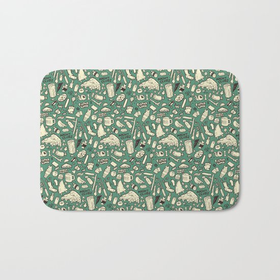 Filthy Lunch Dance Party Bath Mat