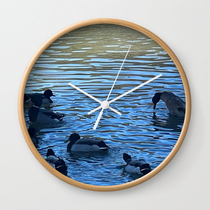 Duck Dive Wall Clock