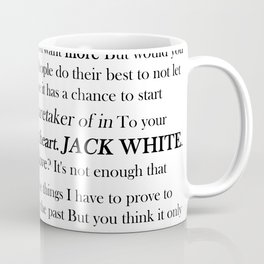 Jack White Coffee Mug