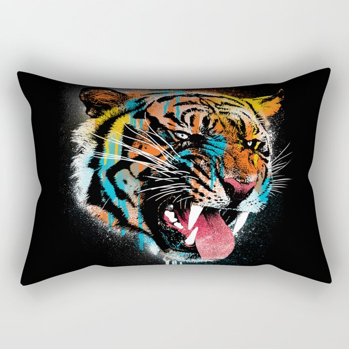 FEROCIOUS TIGER Rectangular Pillow