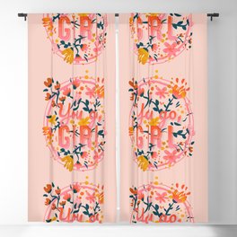 You go, girl - Bubblegum Pink Blackout Curtain