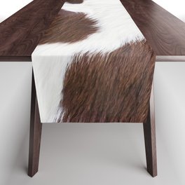 Cottagecore Cowhide  Table Runner