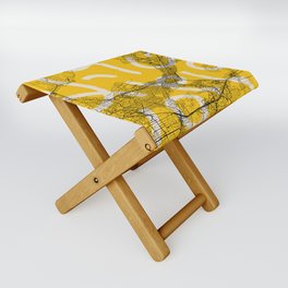 Madison City Map Collage Folding Stool