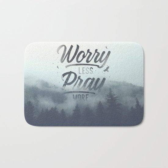 PRAY MORE Bath Mat