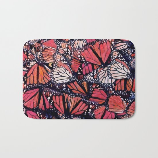Monarch Butterflies II Bath Mat