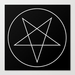 Pentagram of Set Canvas Print