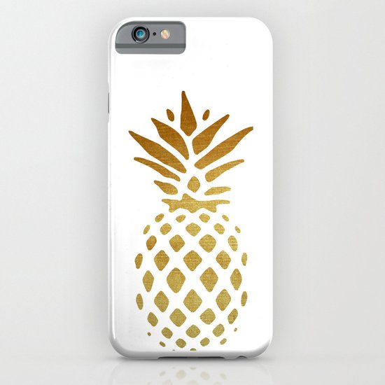 Golden Pineapple iPhone & iPod Case
