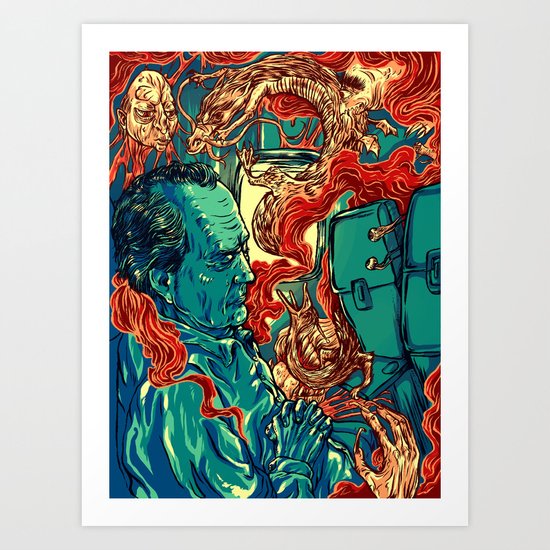 Colored Nightmares Art Print