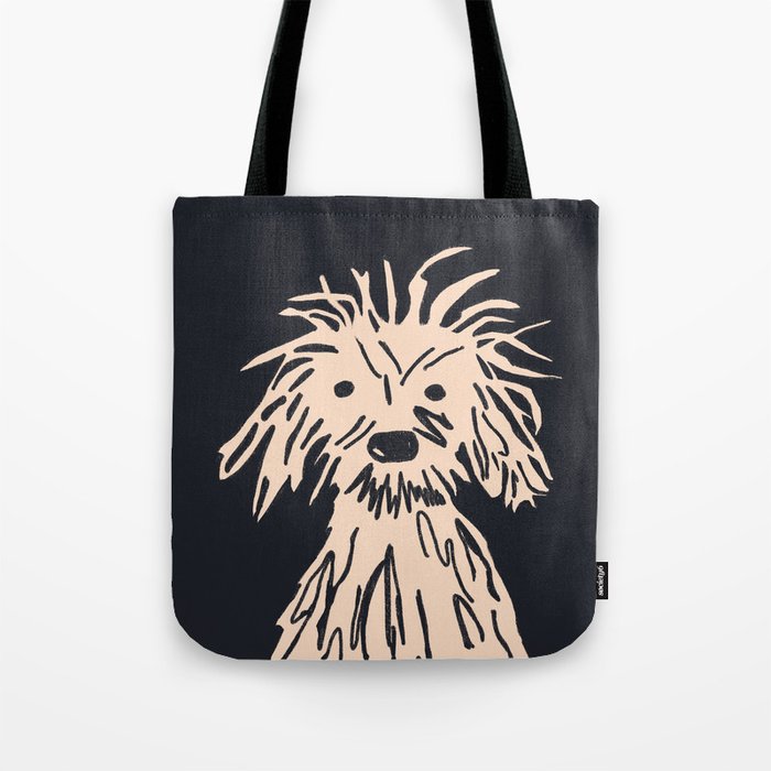 バッグ 90s Dog print Canvas bag Dog Graphic & Printed Tote Bags | Society6