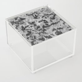 Charcoal Abstract Acrylic Box