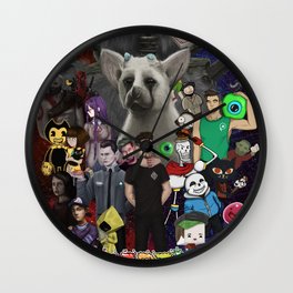 Super Duper Awesome JackSepticEye Poster Wall Clock