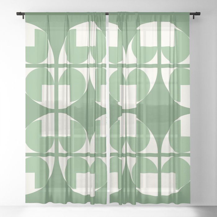 Simple arch shapes collection 10 Sheer Curtain