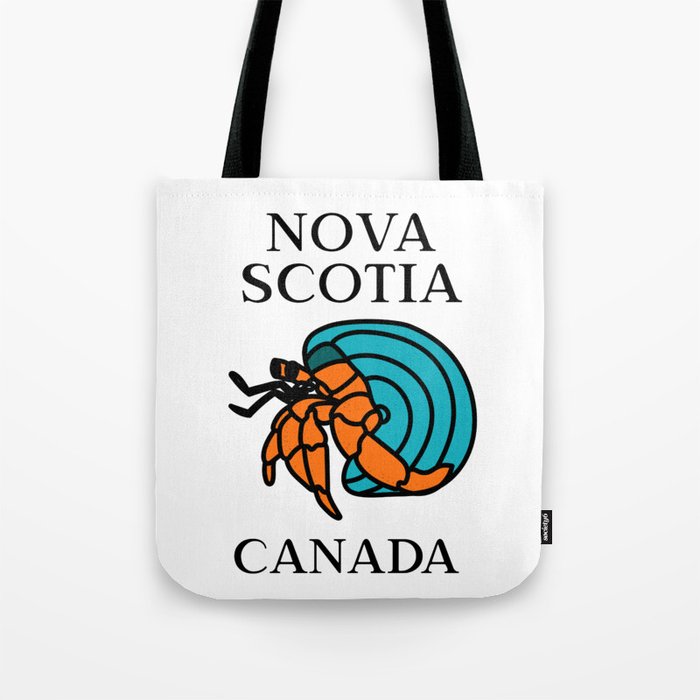 Nova Scotia, Hermit Crab Tote Bag