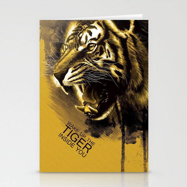 Tiger inside Stationery Cards