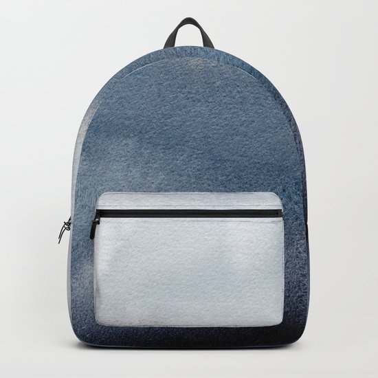 In Blue Backpack