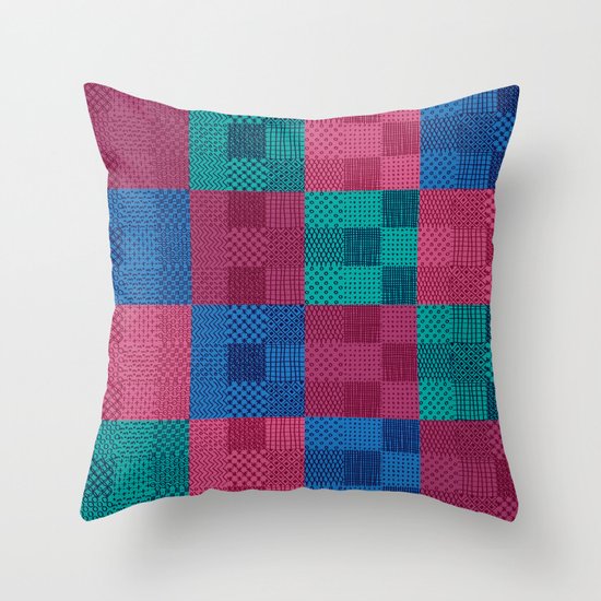 Patch Throw Pillow